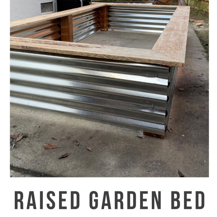 diy corrugated steel garden beds